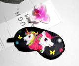 Cartoon 1PCS Mayitr Unicorn Eye Mask Variety Sleep Mask Plush Eye Shade Cover Eyeshade Mask Suitable for Travel Home Plush Gift