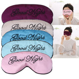 1Pcs New Imitated silk fabric Cute Sleep Eye Mask Padded Shade Cover Travel Relax Aid Blindfold  Hot Sale