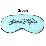 1Pcs New Imitated silk fabric Cute Sleep Eye Mask Padded Shade Cover Travel Relax Aid Blindfold  Hot Sale