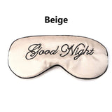 1Pcs New Imitated silk fabric Cute Sleep Eye Mask Padded Shade Cover Travel Relax Aid Blindfold  Hot Sale