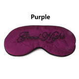 1Pcs New Imitated silk fabric Cute Sleep Eye Mask Padded Shade Cover Travel Relax Aid Blindfold  Hot Sale