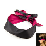 Soft Sleep Eyeshade Satin Ribbon Bandage On Eyes Sex Breathable Cover Eye Patch Belt Blindfold Sexy Exotic Lingerie Accessories